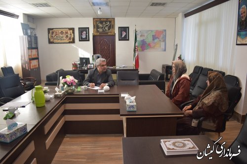 برگزاری ملاقات مردمی فرماندار گمیشان