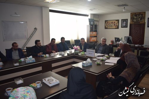 جلسه انجمن کتابخانه های عمومی شهرستان گمیشان برگزار شد