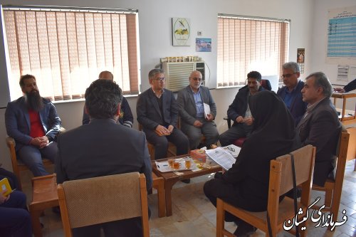 نشست پیگیری اجرای طرح آبیاری تحت فشار شرکت تعاونی کشاورزی سبز دشت قلعه ها