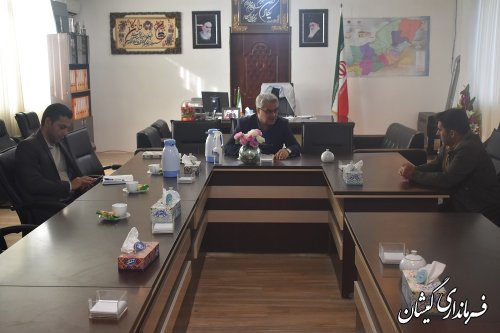 ملاقات عمومی فرماندار گمیشان برگزار شد.