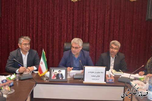 برگزاری هشتمین جلسه ستاد حمایت از خانواده و جوانی جمعیت