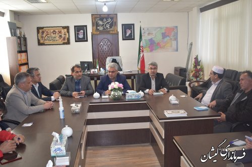 نشست فرماندار گمیشان با خیرین شهرستان 