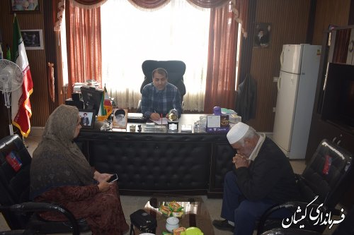 نشست معاون فرماندار با مدیر سازمان مردم نهاد لبخند شکوفه ها