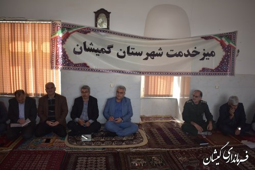 برگزاری میز خدمت در روستای آلتین تخماق