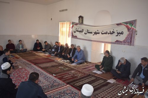 برگزاری میز خدمت در روستای آلتین تخماق