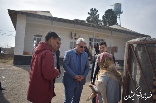 برگزاری میز خدمت در روستای آلتین تخماق