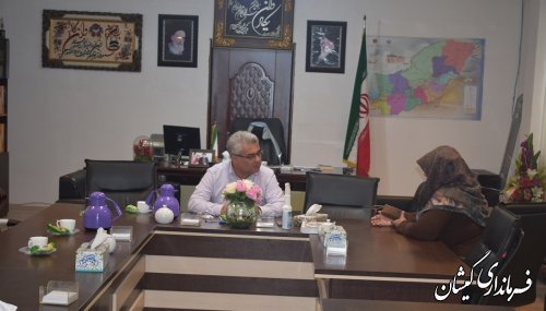 ملاقات عمومی فرماندار گمیشان برگزار شد.
