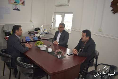 فرماندار گمیشان از اداره منابع طبیعی و آبخیزداری بازدید کرد.