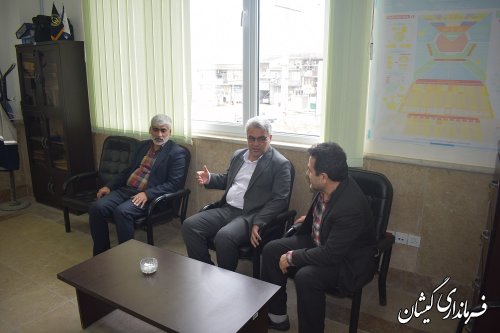 فرماندار گمیشان از کمیته امداد امام خمینی(ره) شهرستان بازدید کرد.