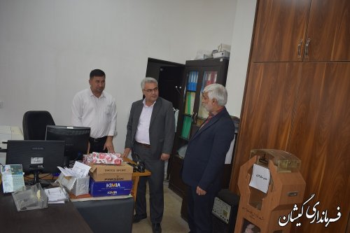 فرماندار گمیشان از کمیته امداد امام خمینی(ره) شهرستان بازدید کرد.