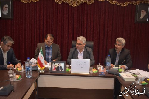 جلسه ستاد تسهیلات سفر نوروز ۱۴۰۲ شهرستان گمیشان