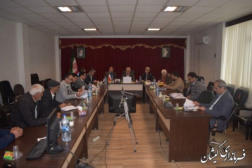 جلسه ستاد تسهیلات سفر نوروز ۱۴۰۲ شهرستان گمیشان