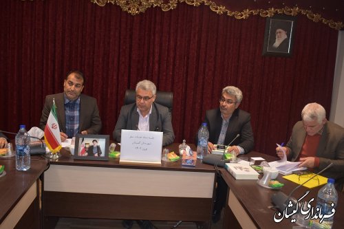جلسه ستاد تسهیلات سفر نوروز ۱۴۰۲ شهرستان گمیشان