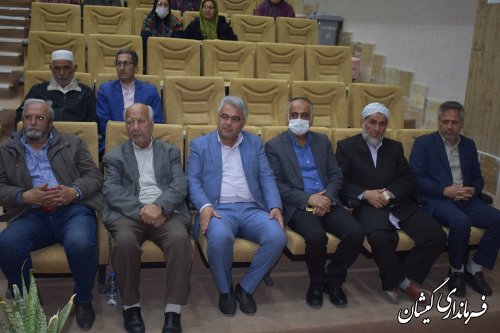 حضور فرماندار گمیشان در بیست و چهارمین جشنواره خیرین مدرسه ساز شهرستان