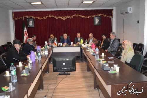 حضورفرماندار گمیشان در کار گروه اشتغال استان