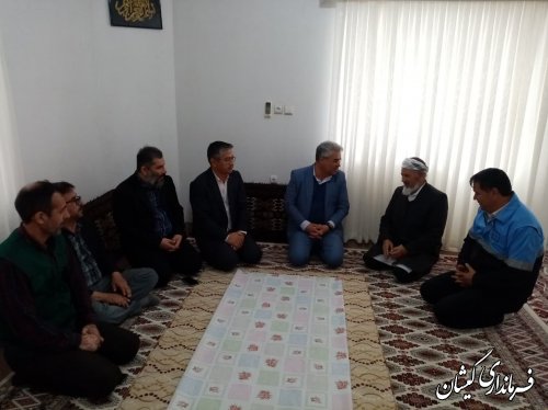دیدار فرماندار گمیشان با امام جمعه شهرستان