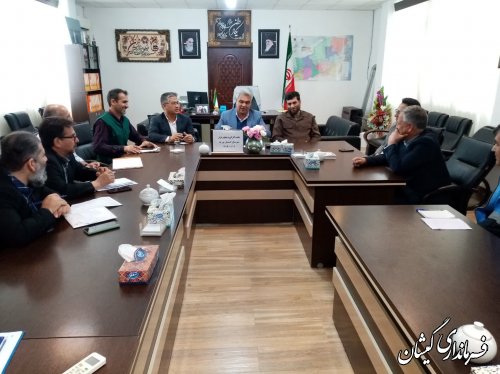 جلسه کارگروه تنظیم بازار شهرستان گمیشان
