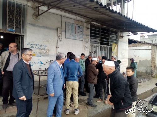 بازدید فرماندار گمیشان از نانوایی‌های بخش گلدشت 