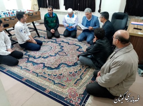 بازدیدفرماندار گمیشان از پایگاه اورژانس ۱۱۵ سیمین شهر