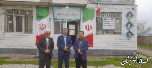 بازدید معاون فرماندار گمیشان از سطح شهرستان