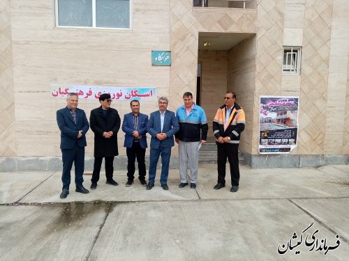 بازدید معاون فرماندار گمیشان از سطح شهرستان
