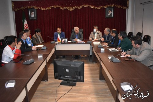 برگزاری جلسه کارگروه خدمات سفر شهرستان گمیشان