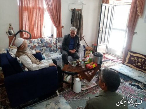 دیدار فرماندار گمیشان با امامان جمعه سیمین شهر
