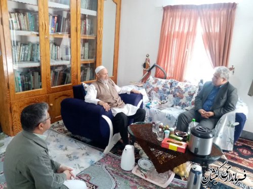 دیدار فرماندار گمیشان با امامان جمعه سیمین شهر
