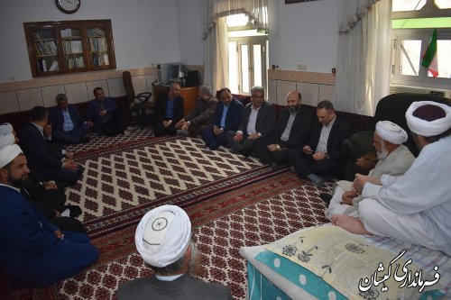 دیدار معاونان استاندار گلستان با ائمه جمعه شهرستان گمیشان