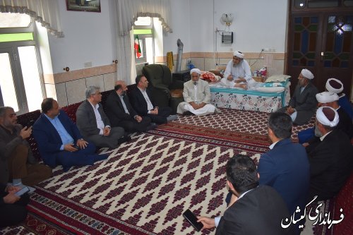 دیدار معاونان استاندار گلستان با ائمه جمعه شهرستان گمیشان
