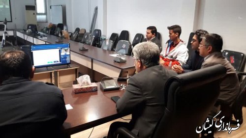 حضور فرماندار گمیشان در جلسه شورای ترافیک و شورای راهبردی پيشگيري از تصادفات استان