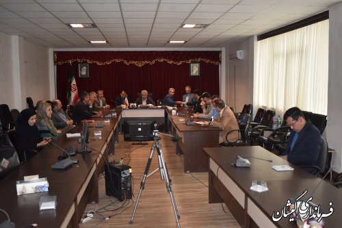 جلسه شورای اداری مشترک کشور ، استان گلستان ، شهرستان گمیشان
