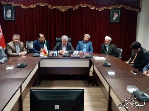 جلسه شورای اداری مشترک کشور ، استان گلستان ، شهرستان گمیشان