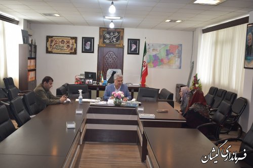 برگزاری ملاقات مردمی فرماندار گمیشان