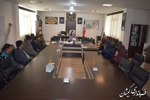 برگزاری ملاقات مردمی فرماندار گمیشان