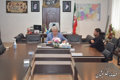 برگزاری ملاقات مردمی فرماندار گمیشان