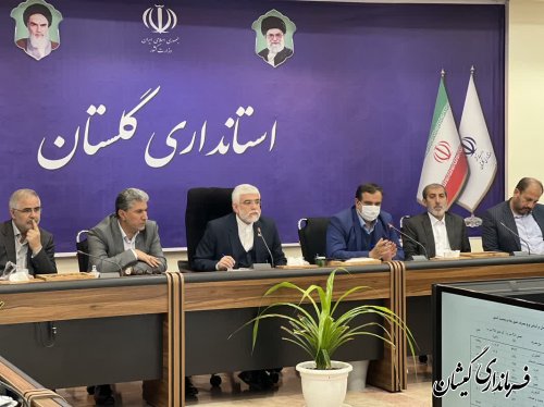 حضور فرماندار گمیشان در کارگروه رفع تنش آبی استان