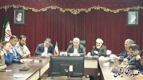 حضور فرماندار گمیشان درجلسه ویدئو کنفرانس شورای راهبردی ایمنی ترافیک استان 