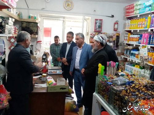 بازدید فرماندار از روند اجرای طرح کالابرگ الکترونیک در شهرستان