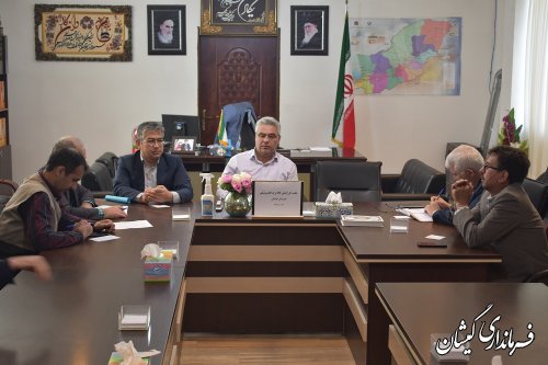 جلسه تبیین طرح ملی کالابرگ الکترونیکی در شهرستان گمیشان