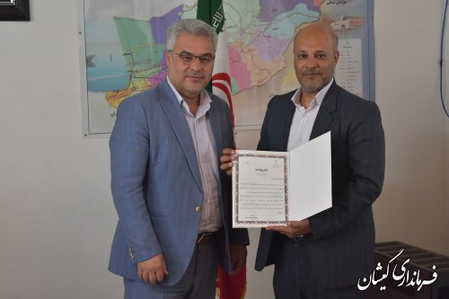 تقدیر فرماندار گمیشان از فرمانده پایگاه حفاظت شیلات خواجه نفس