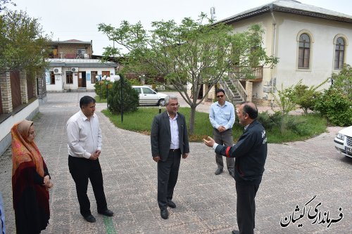 بازدید فرماندار گمیشان از اداره میراث فرهنگی، گردشگری و صنایع دستی شهرستان 