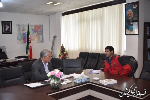 ملاقات مردمی فرماندار گمیشان برگزار شد.