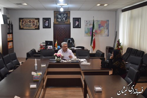 ملاقات مردمی فرماندار گمیشان برگزار شد.