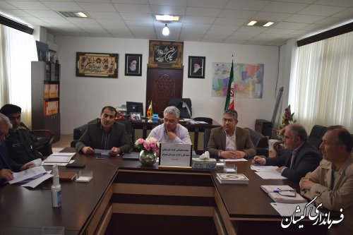برگزاری جلسه هماهنگی هفته کار و کارگر شهرستان گمیشان