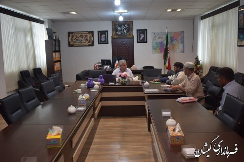 ملاقات مردمی فرماندار گمیشان برگزار شد.