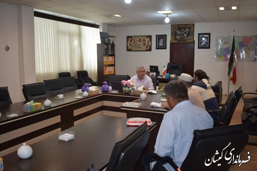 ملاقات مردمی فرماندار گمیشان برگزار شد.