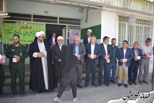 حضور فرماندار گمیشان در مراسم نکوداشت روز دختر