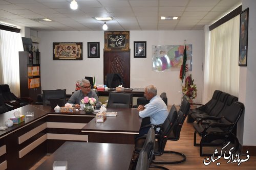 ملاقات عمومی فرماندار گمیشان برگزار شد.