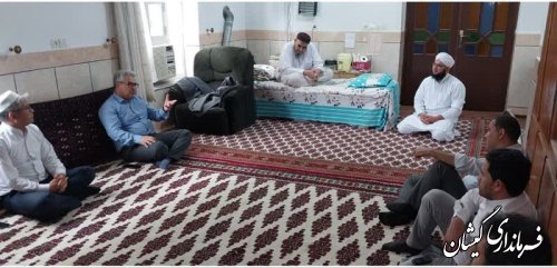 دیدار فرماندار گمیشان با امام جمعه سیمین شهر